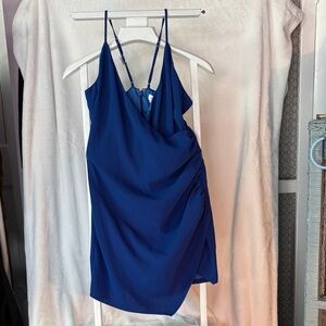 Lovers + Friends Vibrant Blue Dress